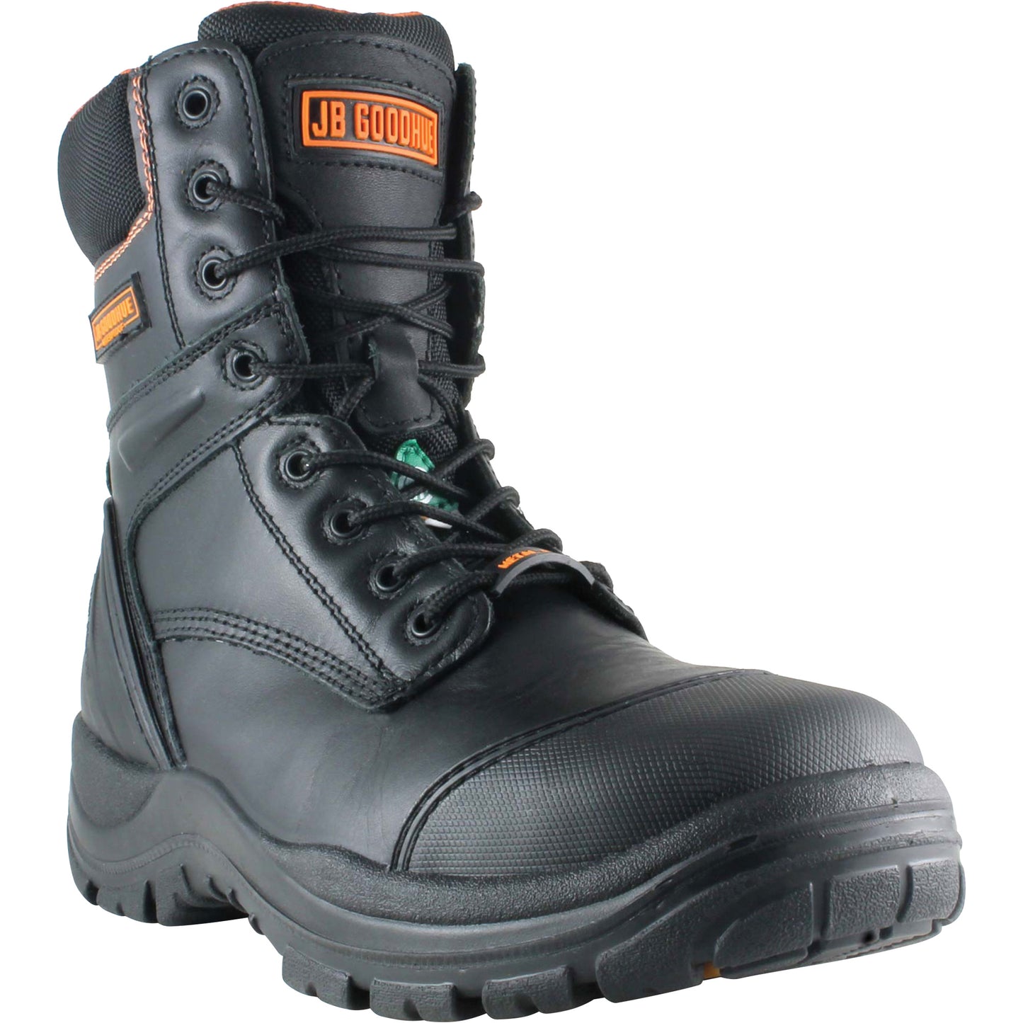 JB Goodhue Thrasher Work Boots, Leather, Size 13, Impermeable