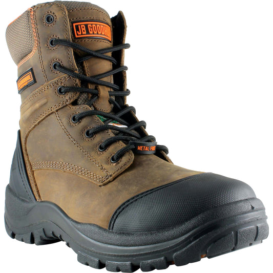 JB Goodhue Thrasher Work Boots, Leather, Size 12, Impermeable