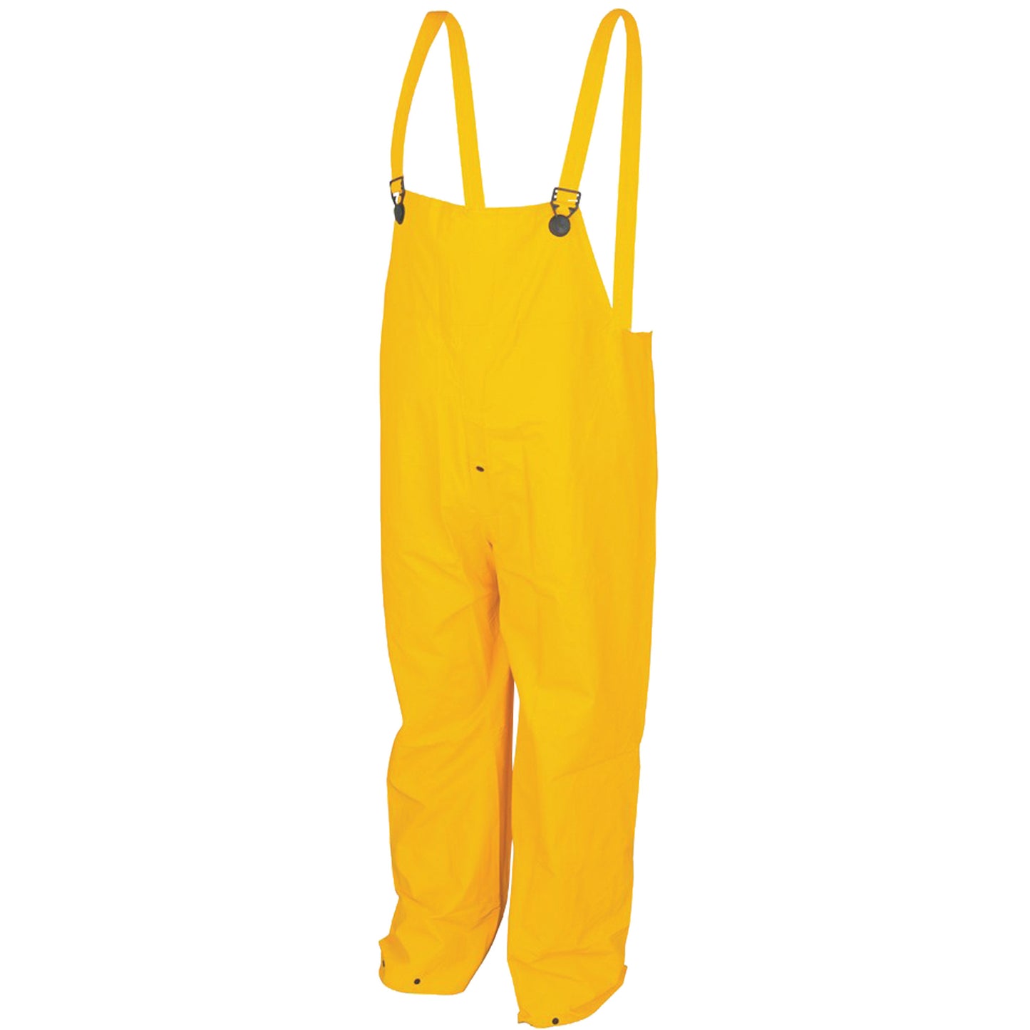 Mcr Safety Classic Series Bib Rain Pants, X-Large, Polyester/PVC, Yellow