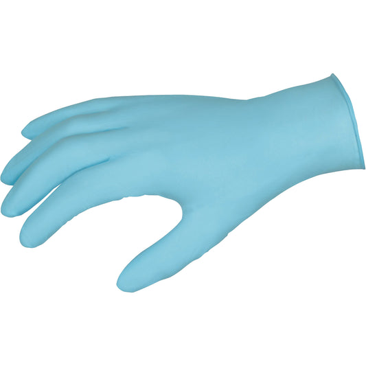 Mcr Safety DuraShield Disposable Gloves, Large, Nitrile, 3-mil, Powder-Free, Blue