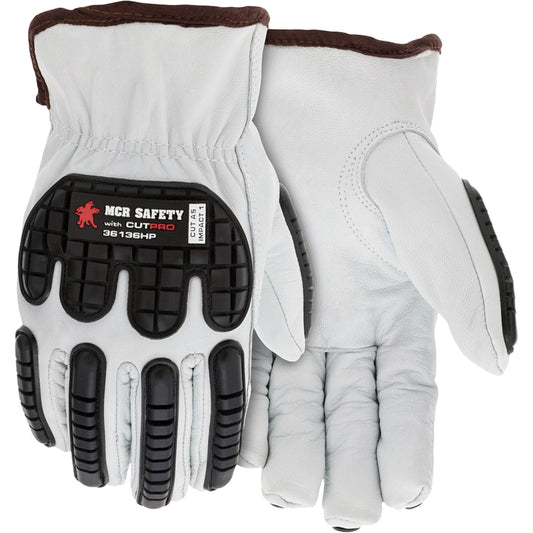 Mcr Safety Cut Resistant Drivers Gloves, Size Medium, HPPE Shell, ASTM ANSI Level A5