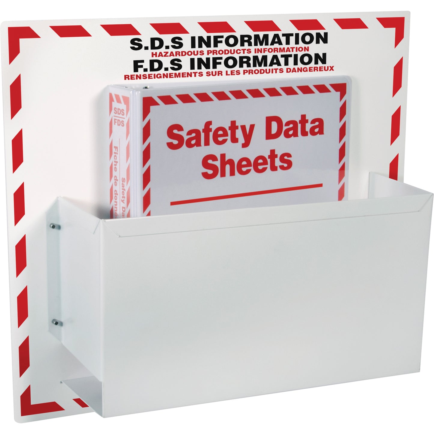 Incom Top Tape & Label SDS Information Station, English & French, Binders Included