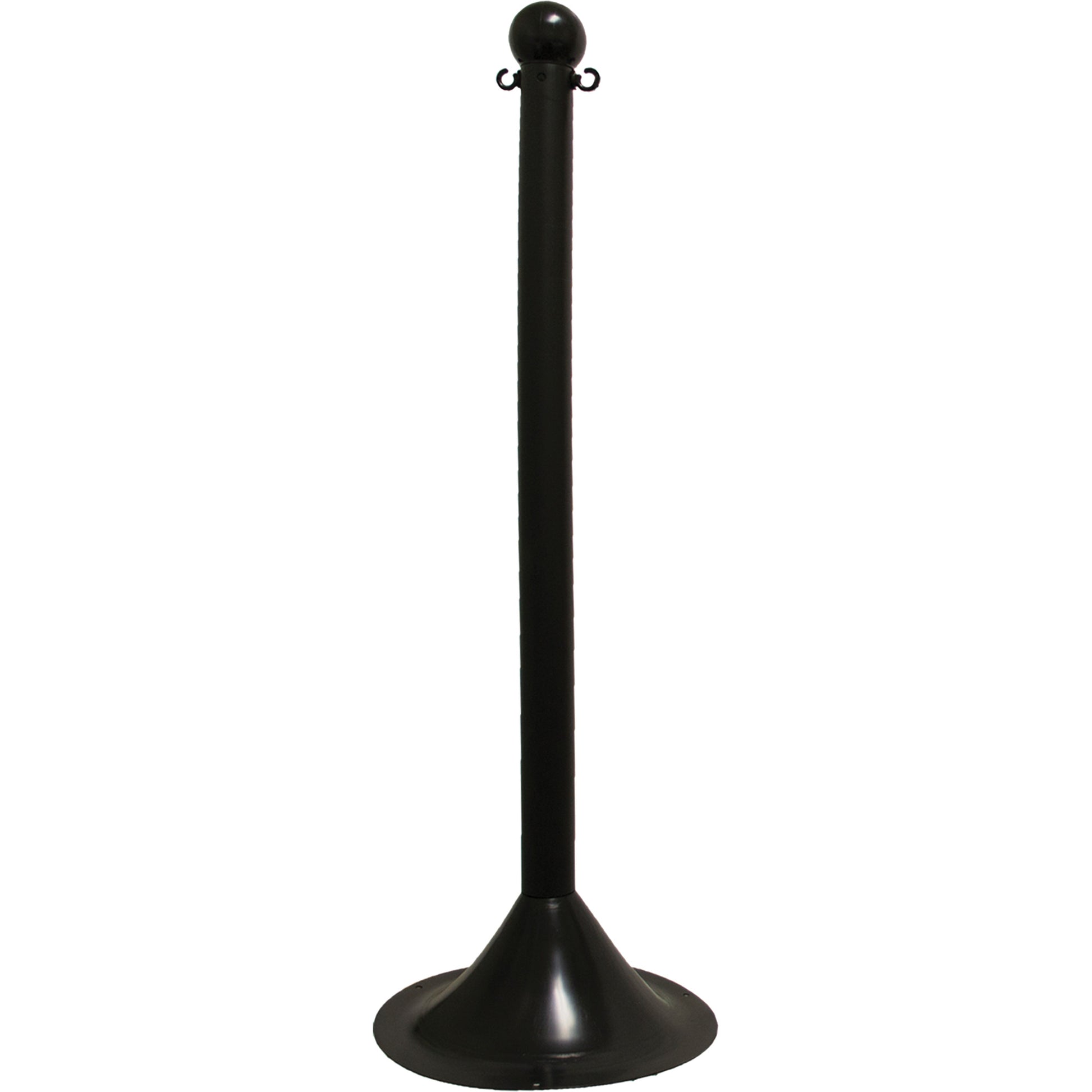 Mr. Chain Light-Duty Stanchion, 41" High, Black