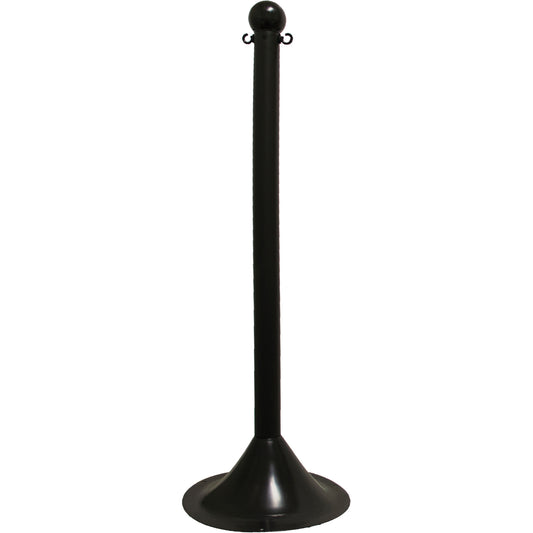 Mr. Chain Light-Duty Stanchion, 41" High, Black