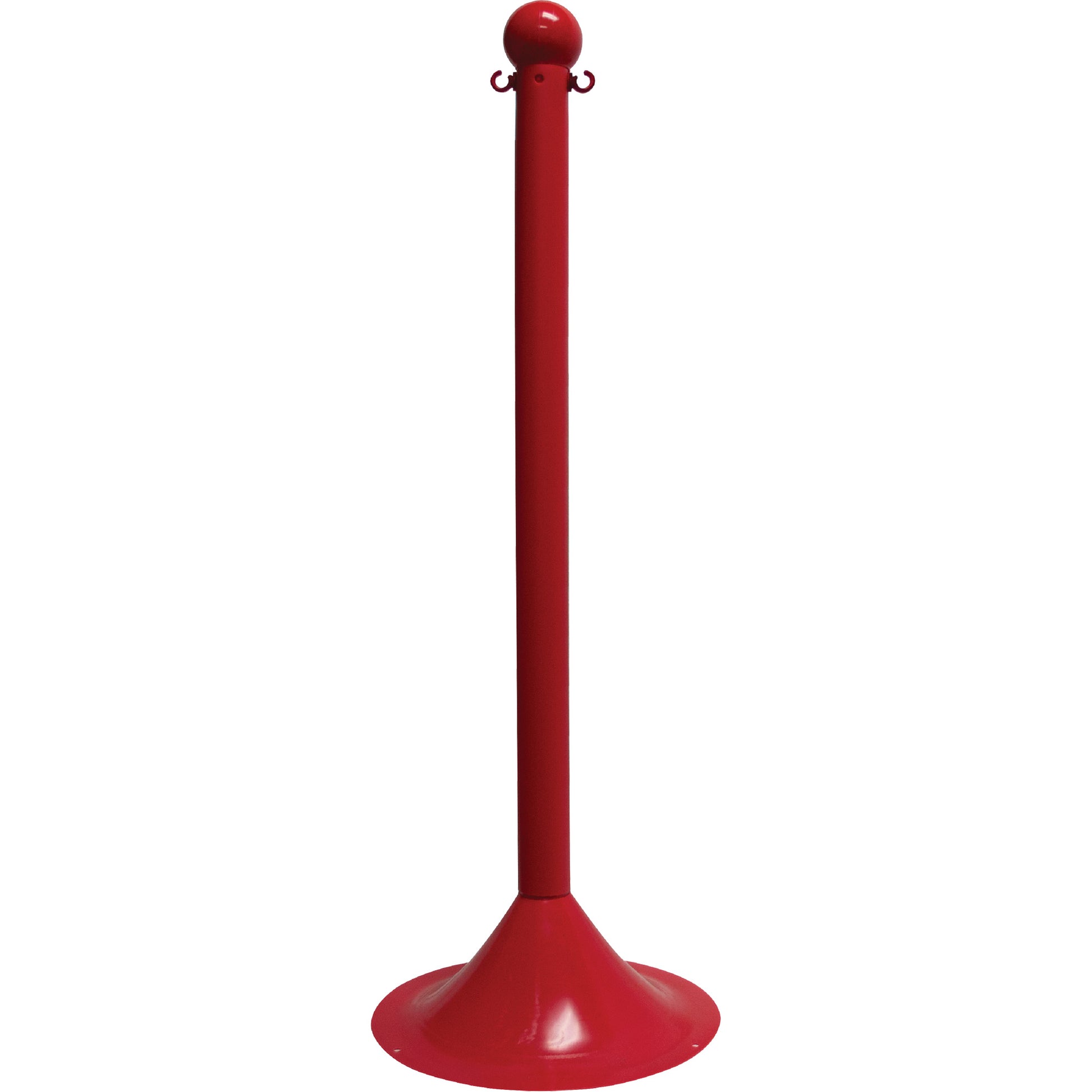 Mr. Chain Light-Duty Stanchion, 41" High, Red