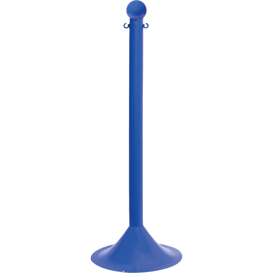 Mr. Chain Light-Duty Stanchion, 41" High, Blue