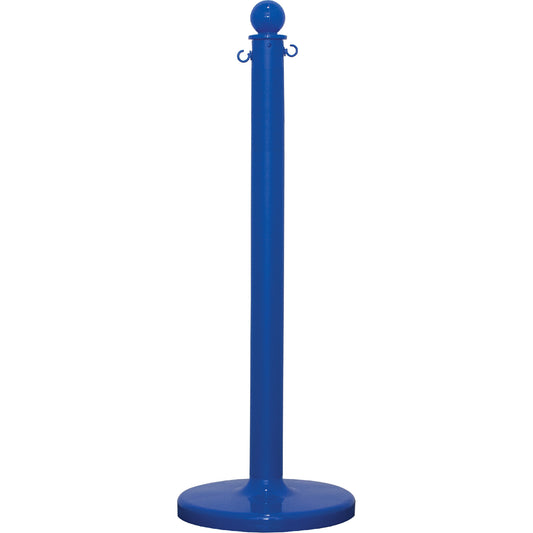Mr. Chain Medium-Duty Stanchion, 40" High, Blue