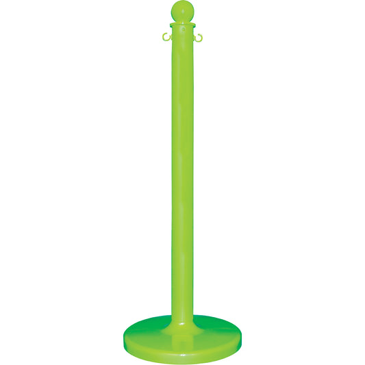 Mr. Chain Medium-Duty Stanchion, 40" High, Green