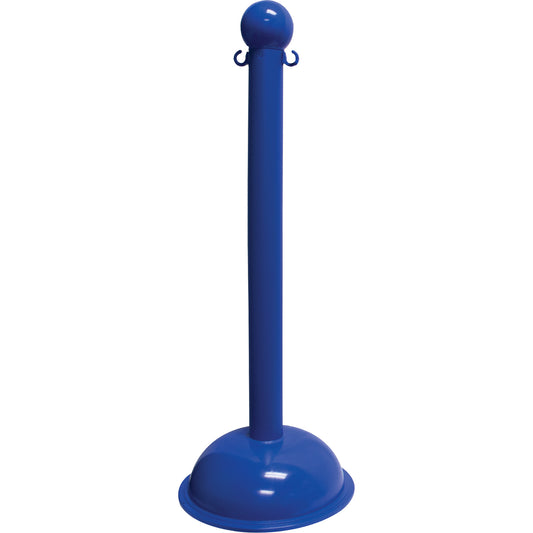 Mr. Chain Heavy-Duty Stanchion, 40" High, Blue