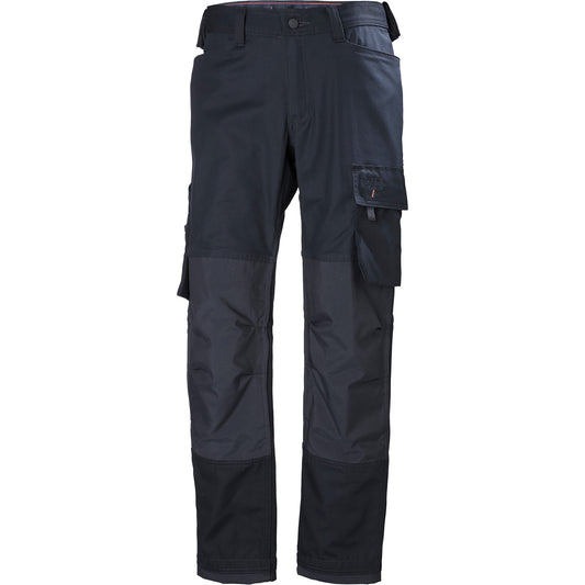 Helly Hansen Oxford Work Pants, Cotton, Navy Blue, Size 36