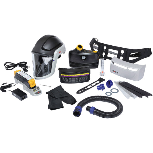 3M Versaflo™ TR Series Heavy Industry PAPR Kit, Hard Hat & Faceshield, Lithium-Ion Battery