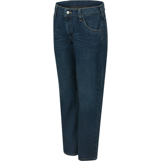Bulwark Men's Straight Fit Stretch Jeans, 44 Waist