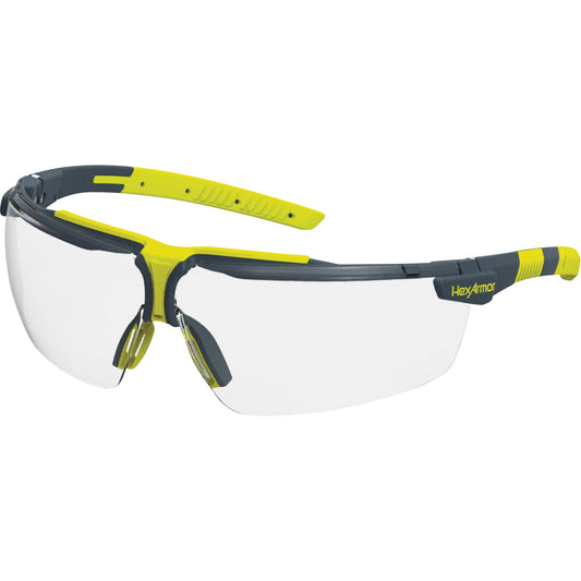 Hexarmor VS300 TruShield® Safety Glasses, Clear Lens, Anti-Fog/Anti-Scratch, ANSI Z87+/Meets/Exceeds CSA Z94.3
