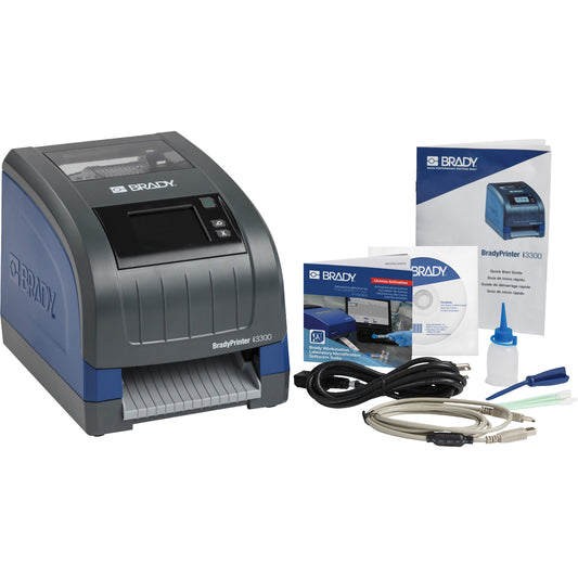 Brady i3300 Industrial Label Printer with Laboratory ID Software Suite, 60" Tape, 4 IPS