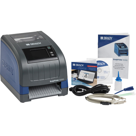 Brady i3300 Industrial Label Printer with Safety & Facility ID Software Suite, 60" Tape, 4 IPS
