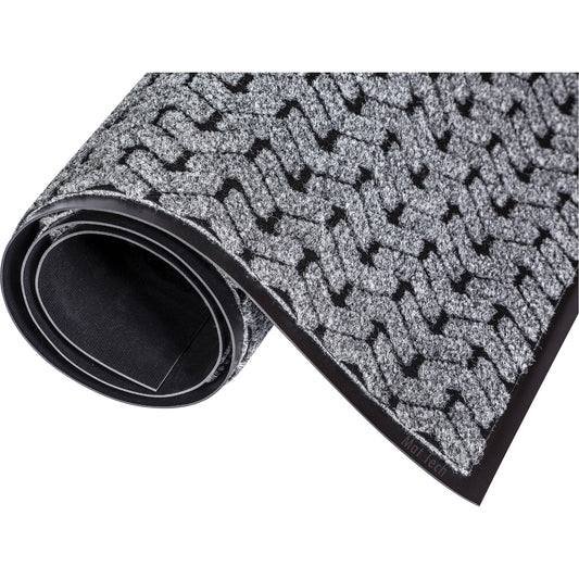 Mat Tech Tire-Track™ Performance Entrance Mats, Wiper/Scraper, 4' x 8' x 3/8", Grey