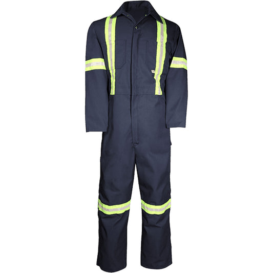 Big Bill Deluxe Work Coveralls, 50, Navy Blue