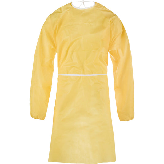 Lakeland ChemMax® 1 Gown, One Size, Yellow, Polyethylene/Polypropylene