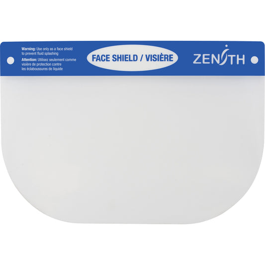 Zenith Safety Products Disposable Faceshield with Head Gear, PET