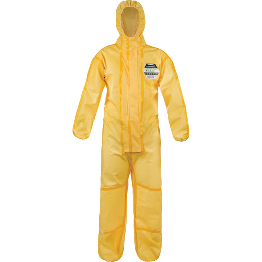 Lakeland ChemMax® 1 Coveralls, Polyethylene/Polypropylene, 3X-Large, Yellow