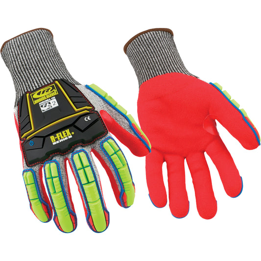 Ringers Gloves Ringers 065 Cut-Resistant Gloves, Size Medium/9, 13 Gauge, Nitrile Coated, HPPE Shell, ANSI/ISEA 105 Level 4