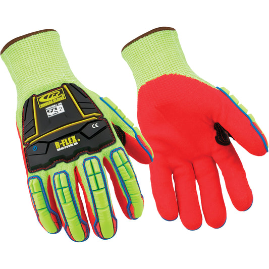 Ringers Gloves Ringers 085 Cut-Resistant Gloves, Size X-Large/11, 13 Gauge, Nitrile Coated, HPPE Shell, ASTM ANSI Level A6