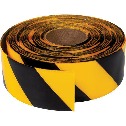Incom Top Tape & Label ArmorStripe® Ultra Durable Floor Tape, 3" x 100', PVC, Black and Yellow