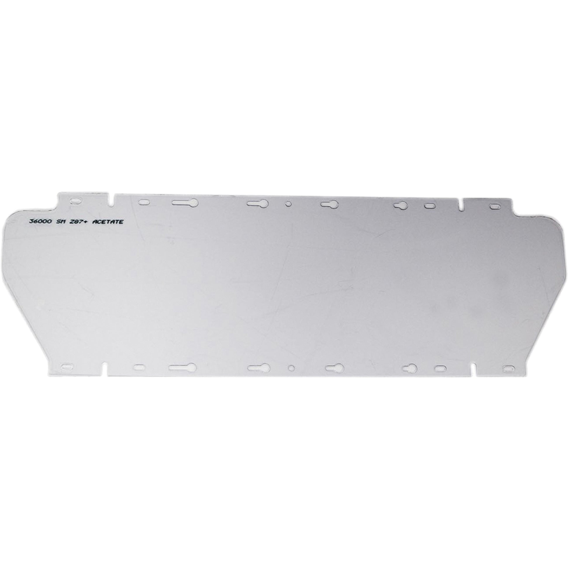 Sellstrom Replacement 380 Series Visor Window, Acetate, Clear Tint