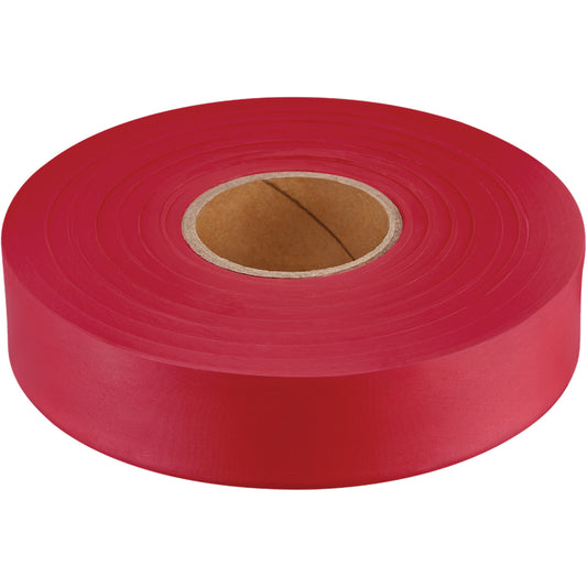Empire Empire Flagging Tape, 1" W x 600' L, Fluorescent Red