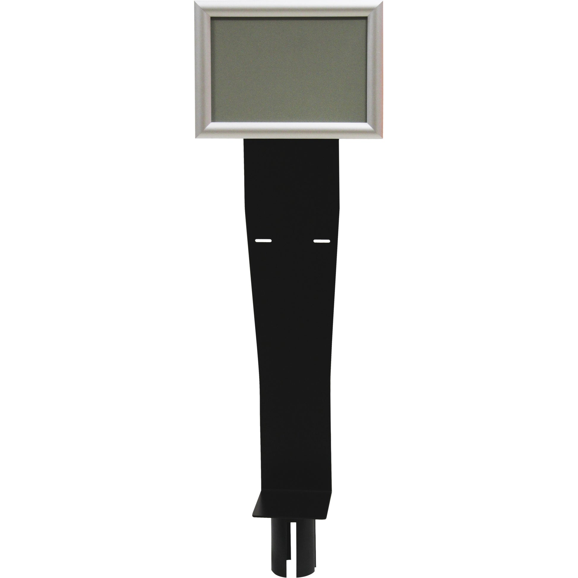 Zenith Safety Products Sign & Dispenser Holder for Crowd Control Post, Black