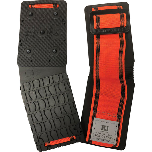 K1 Mid-Sole Slim Ice Cleat, Tungsten Carbide, Stud Traction, One Size