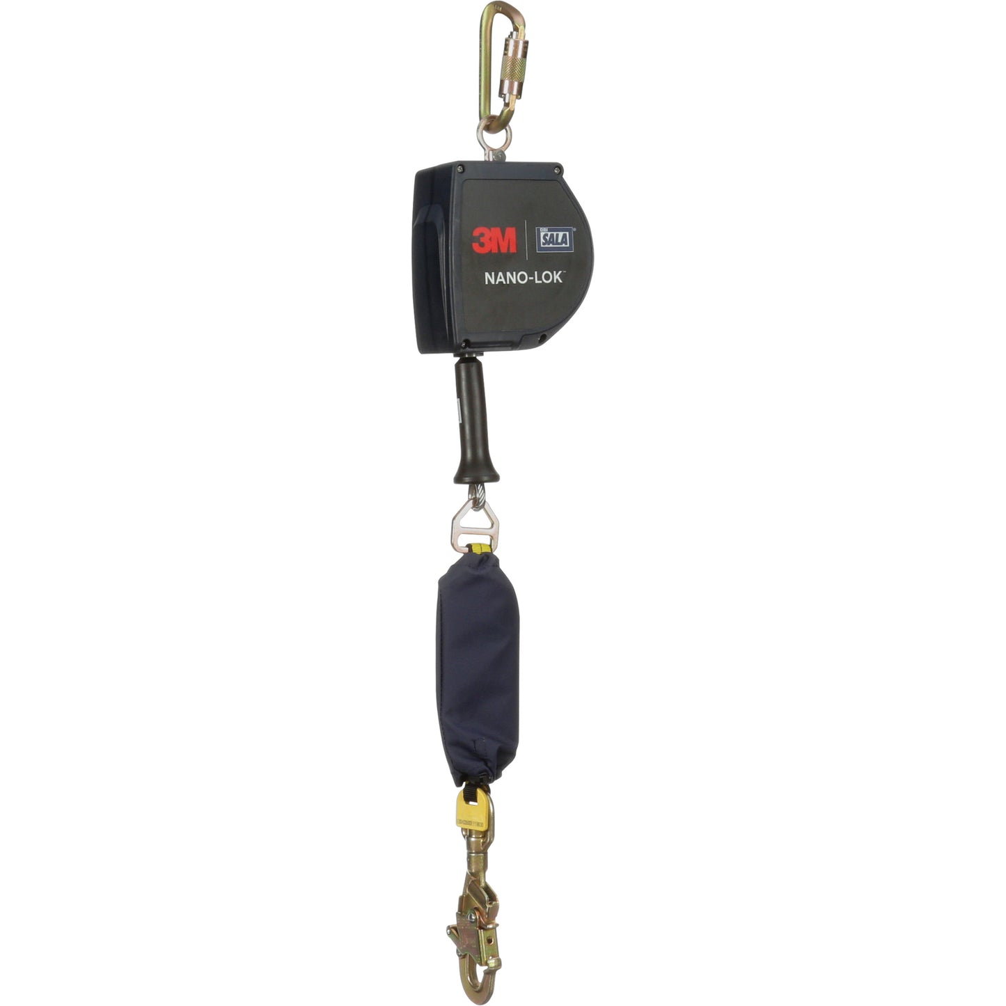 3M DBI Sala Fall Protection Nano-Lok™ Extended Length Self Retracting Lifeline, 15', Galvanized Steel, Swivel