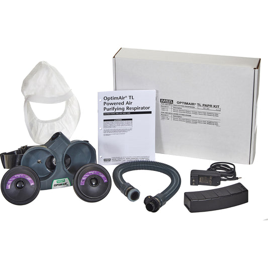 MSA OptimAir® TL PAPR Response Kit, Headcover & Faceshield, Lithium-Ion Battery