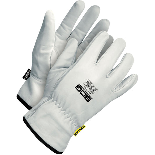 Bob Dale Gloves Arc Tek™ Goatskin Driver Gloves, Size X-Small, Kevlar®/Thinsulate™ Shell, ANSI/ISEA 105 Level 4/EN 388 Level 5