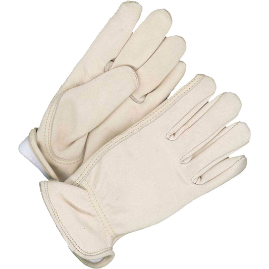 Bob Dale Gloves Ladies Insulated Driver Gloves, 7, Grain Cowhide Palm, Fleece Inner Lining