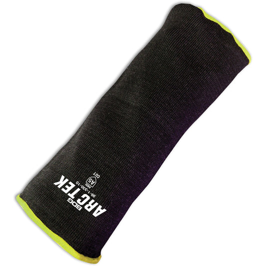 Bob Dale Gloves Arc Tek™ Cut Resistant Sleeve, Polyethylene/Steel, 16", ASTM ANSI Level A5, Black