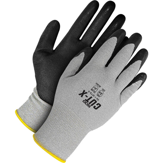 Bob Dale Gloves Cut-X™ Cut Resistant Gloves, Size 6, 18 Gauge, Foam Nitrile Coated, Fibreglass/HPPE Shell, ASTM ANSI Level A4/EN 388 Level D