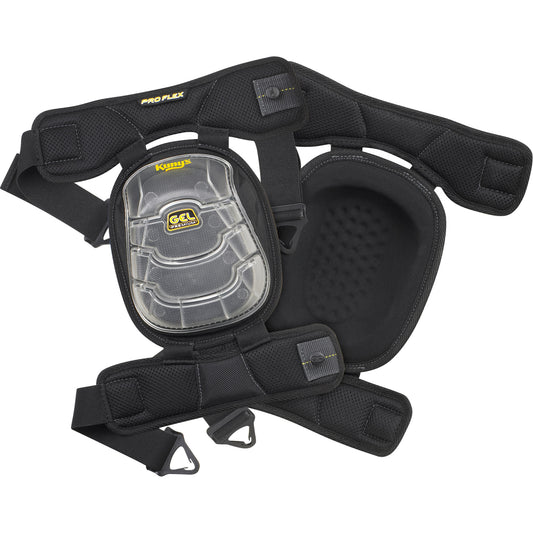 Kuny's Gel-Tek™ Stabili-Cap™ Articulated Kneepads, Buckle Style, Plastic Caps, Gel Pads