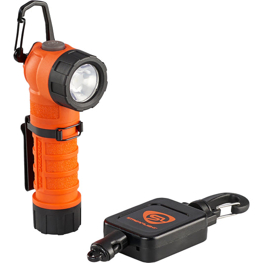 Polytac® 90 X Right Angle Light with Gear Keeper, LED, 500 Lumens, Rechargeable Batteries