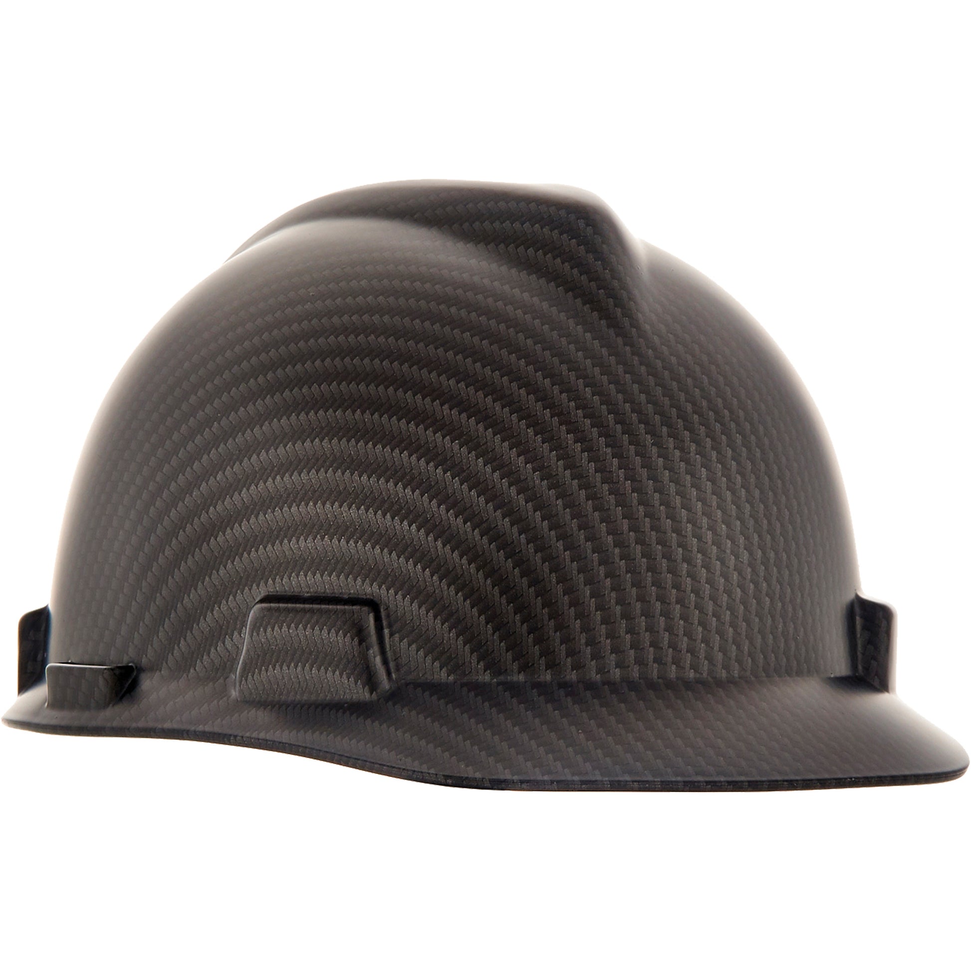 MSA V-Gard® Hydro Dip Hard Hat, Ratchet Suspension, Black