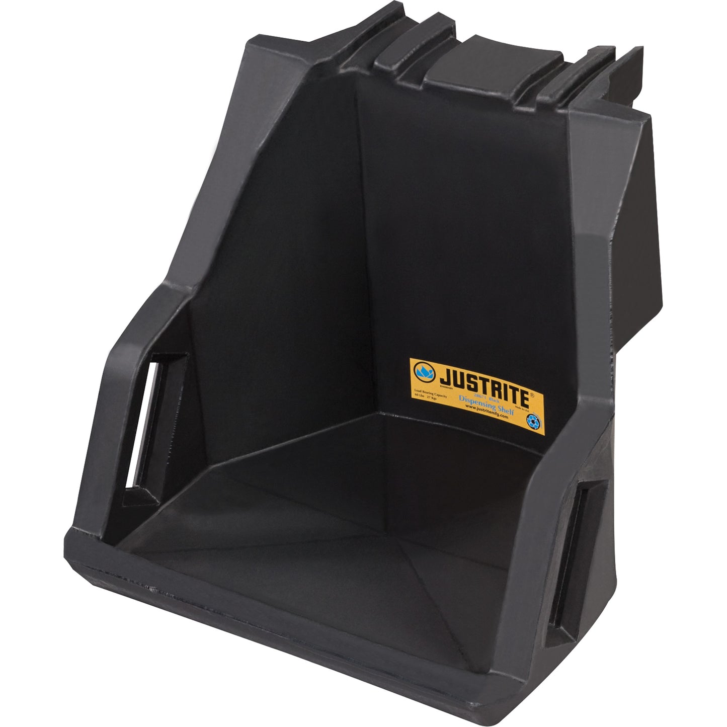 Justrite EcoPolyBlend™ Drum Management Shelf