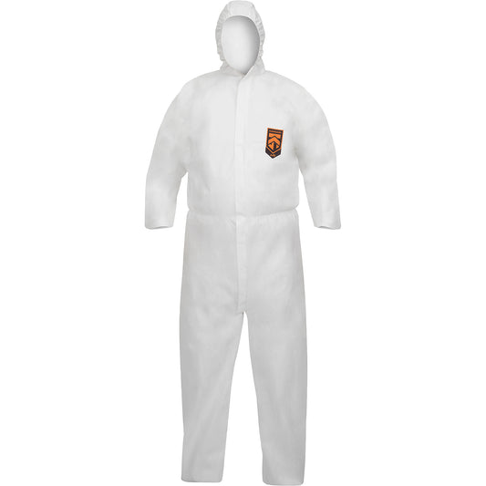 Ansell KleenGuard™ A40 Disposable Coveralls, Medium, White, Microporous