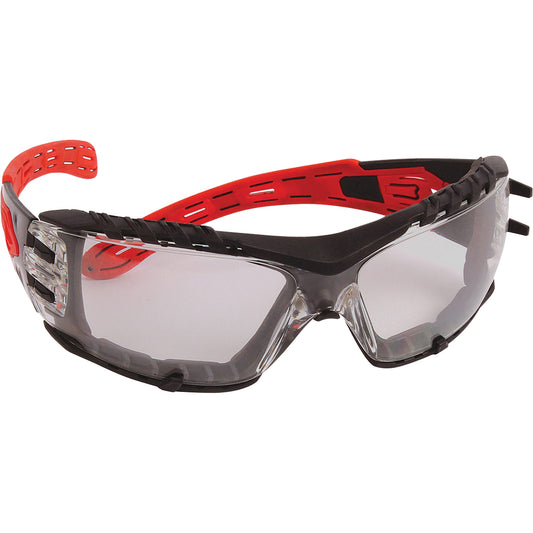 Protective Industrial Products Dynamic™ Volcano Plus™ Rimless Safety Glasses, Mirror Lens, Anti-Scratch/Anti-Static, ANSI Z87+/Meets/Exceeds CSA Z94.3