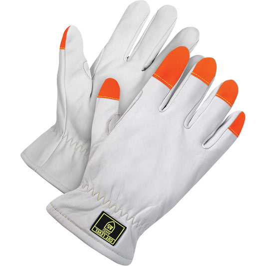 Bob Dale Gloves Cut-X™ Driver's Gloves, Size Large, Goatskin Shell, ASTM ANSI Level A5