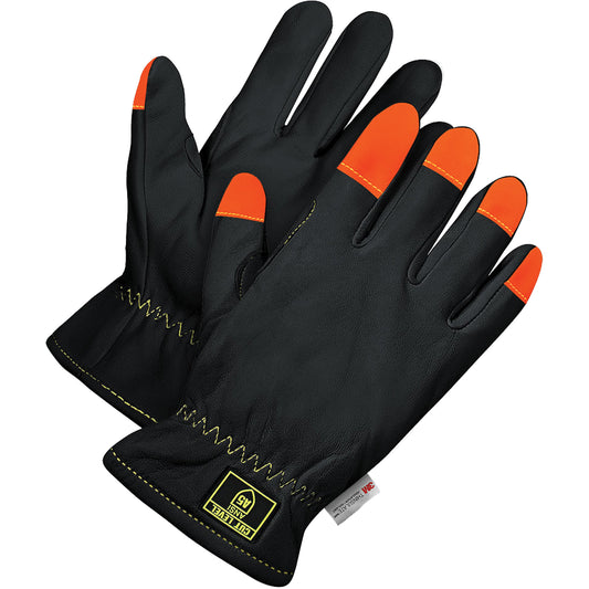 Bob Dale Gloves Deny™ Lined Driver's Gloves, Size Large, Goatskin Shell, ANSI/ISEA 105 Level 4/ASTM ANSI Level A5