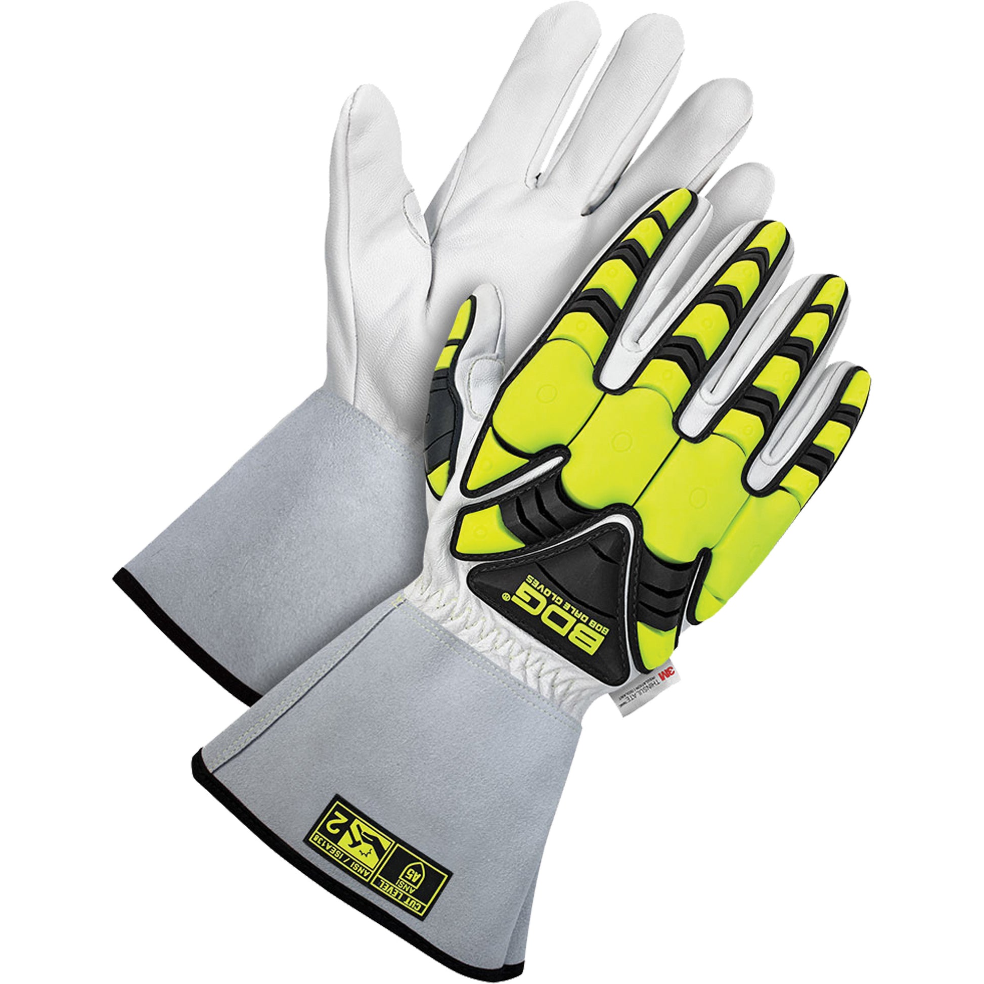 Bob Dale Gloves Cut-X™ Winter Impact Resistant Gloves, Size 3X-Large, Aramid Shell, ANSI/ISEA 105 Level 3/ASTM ANSI Level A5