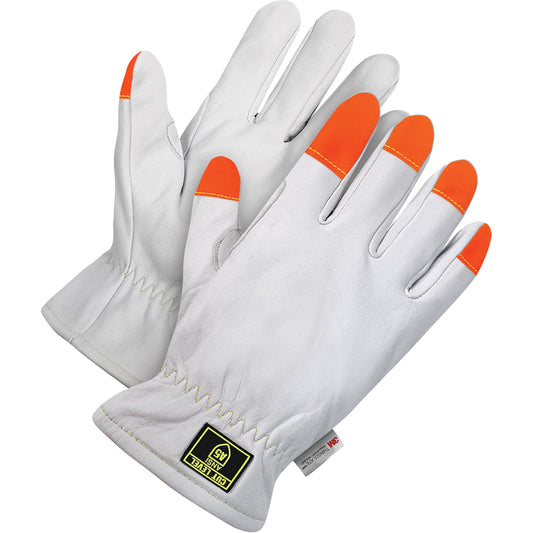 Bob Dale Gloves Cut-X™ Lined Driver's Gloves, Size Large, Goatskin Shell, ANSI/ISEA 105 Level 3/ASTM ANSI Level A5