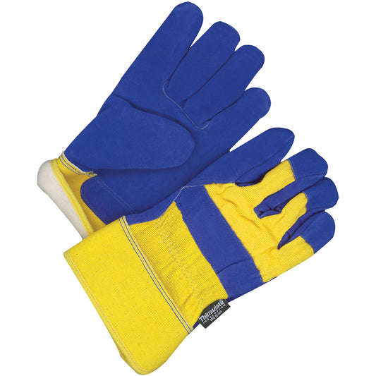 Bob Dale Gloves Classic Fitter's Gloves, One Size, Split Leather Palm, Thinsulate™ Inner Lining
