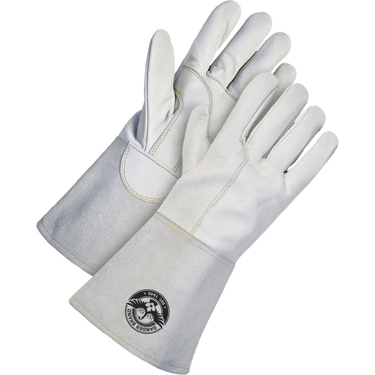Bob Dale Gloves TIG Welder's Gloves, Split Goatskin, Size Medium