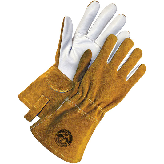 Bob Dale Gloves TIG Welder's Gloves, Grain Goatskin, Size Small